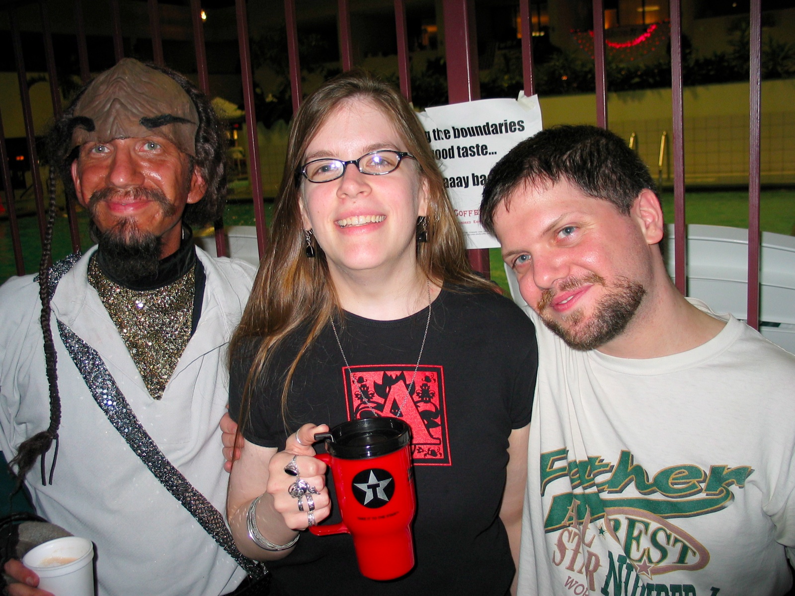 Random Klingon, Abby and Mike