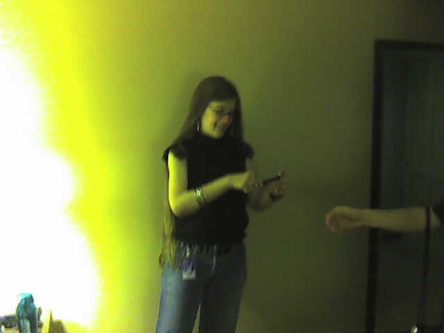 Abby Plays With Ed's RAZR