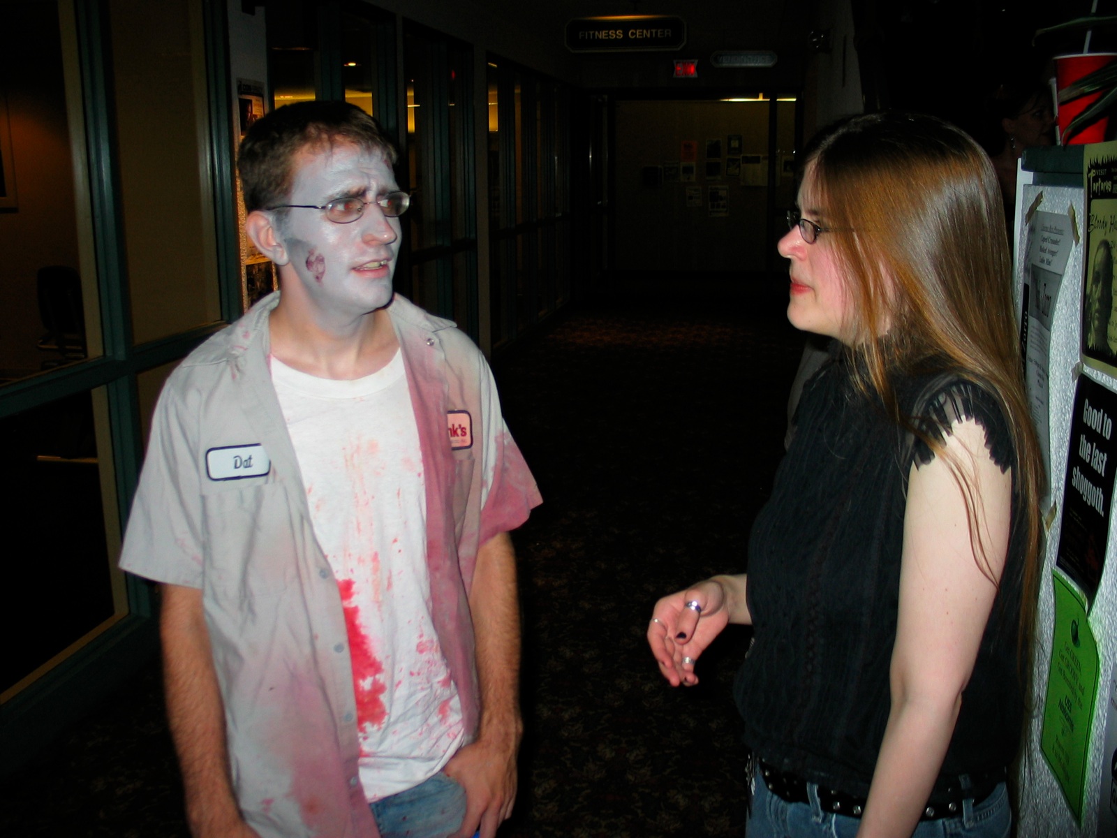 Abby Scares Zombie Dan