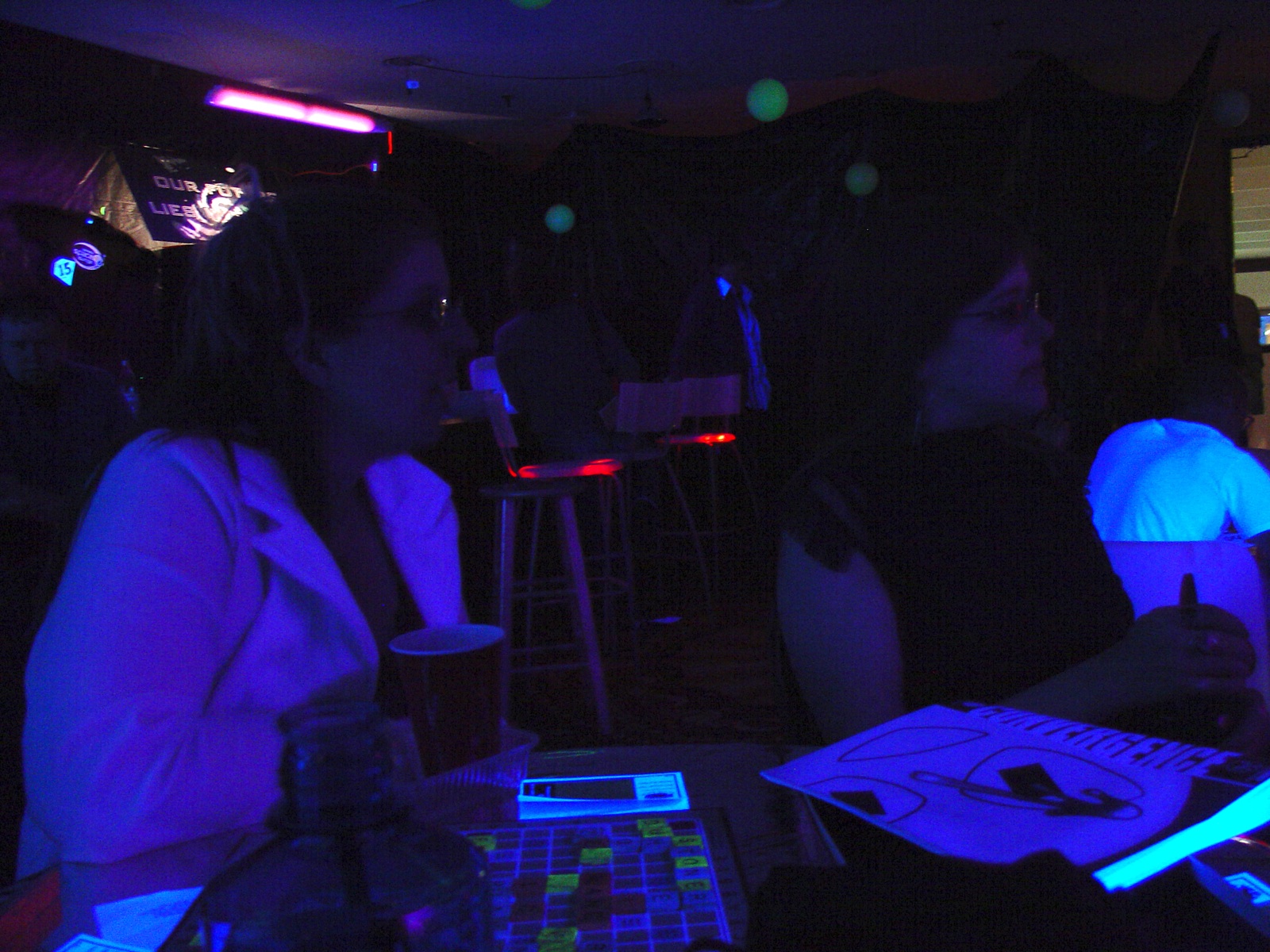 Katie And Abby In Space Lounge