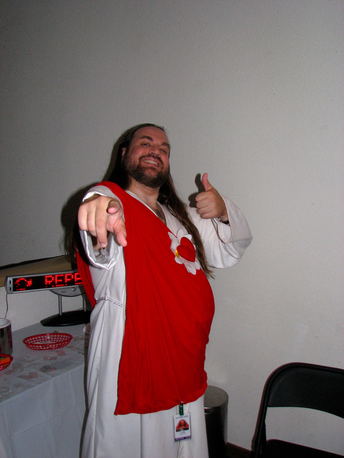 Buddy Christ Strikes A Pose