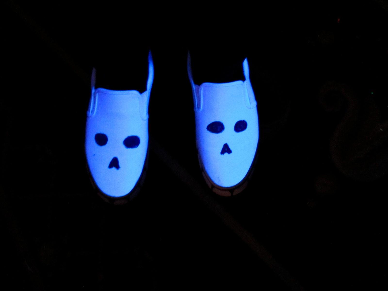 Glowing Shoes In Connie's