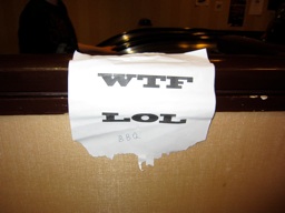 thumbnail of "WTF LOL BBQ Sign"