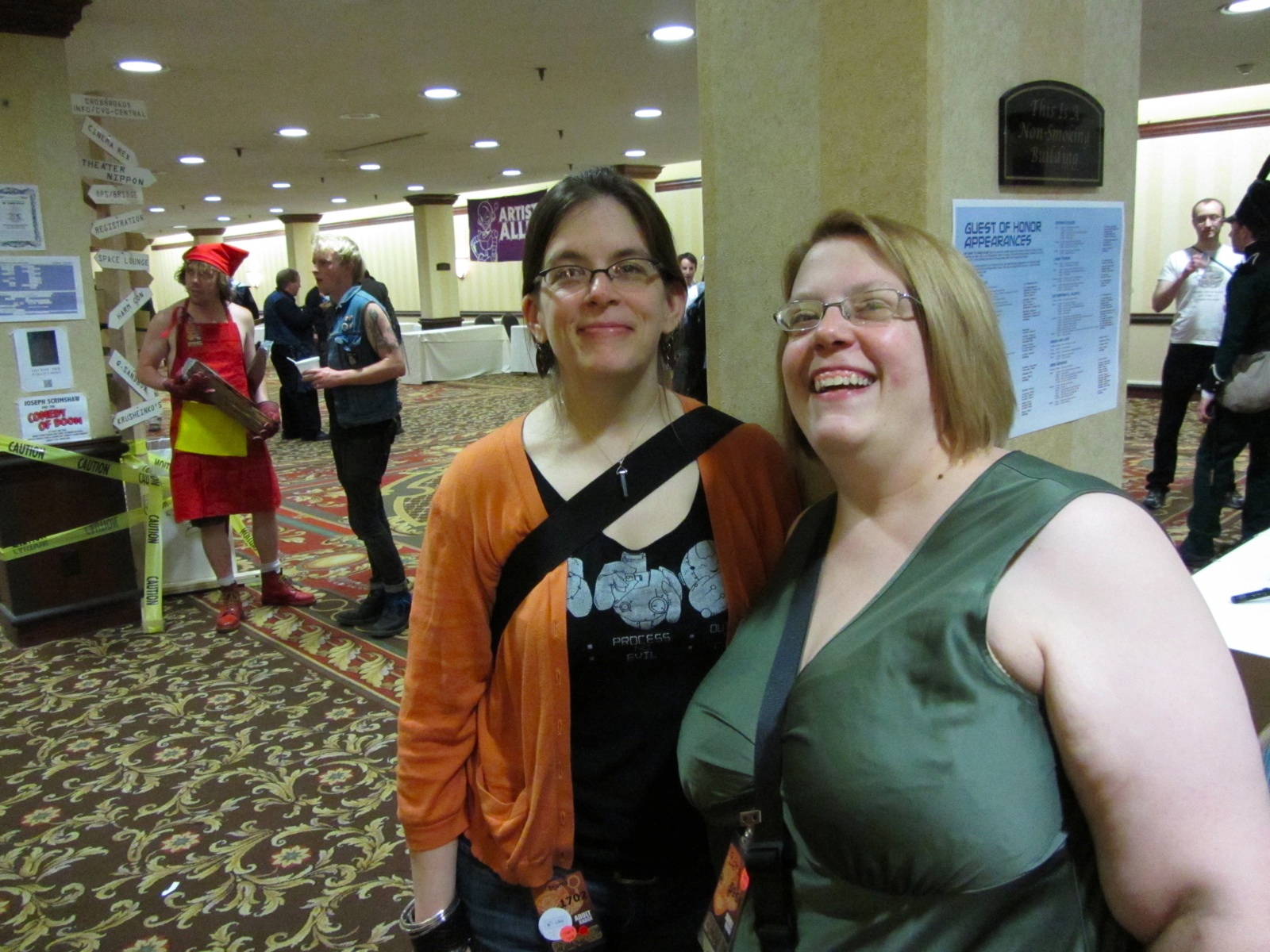 Abby & Betsy Outside Main Stage