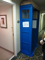 thumbnail of "Tardis Tea Party Offset Door"