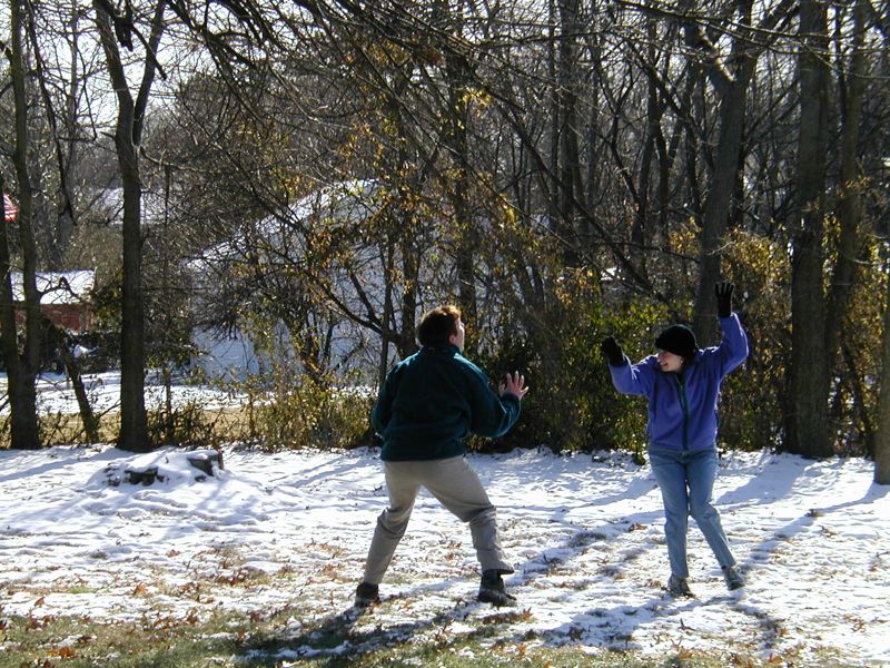 Football- Jonathan and Liz