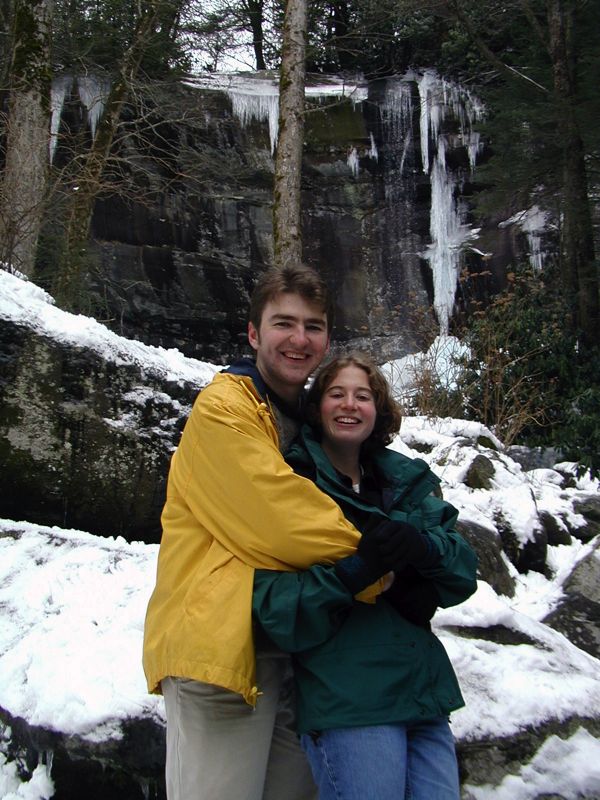 Ike and Liz at Rainbow Falls