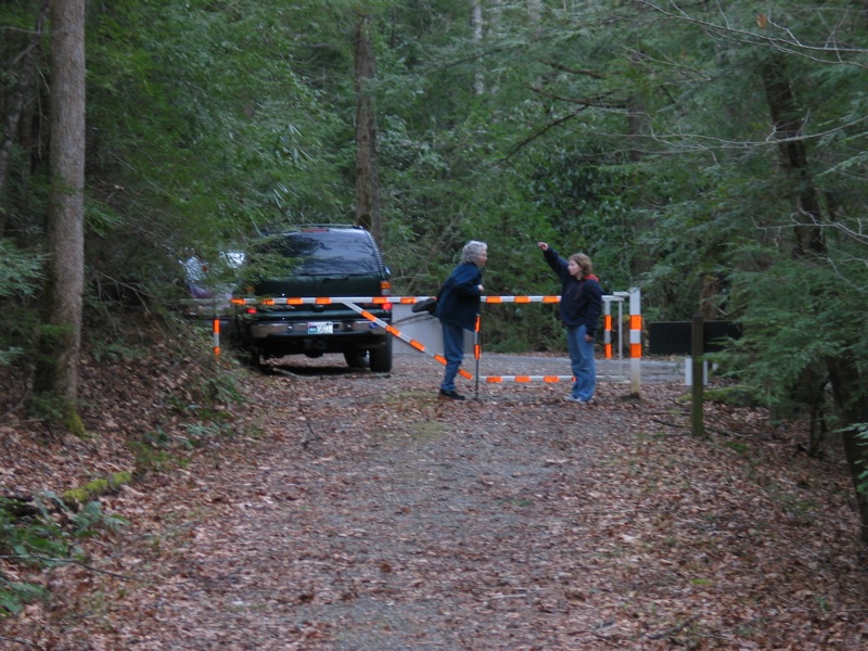 Joan And Liz At The Gate