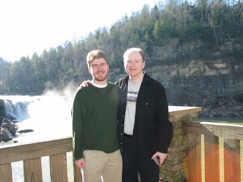 Ike And Aaron At The Falls