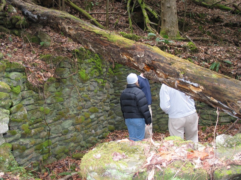 Liz, Ike And Henry By The Wall- 1