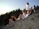 thumbnail of "Walkers at Cliff Top"