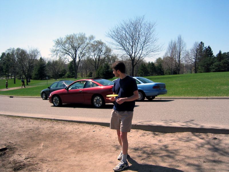 Ike Disc Golfing - 4