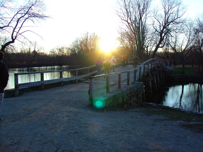 The Old North Bridge- British Side