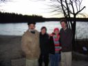 thumbnail of "Mike, Kris, Liz And Ike At Walden Pond"