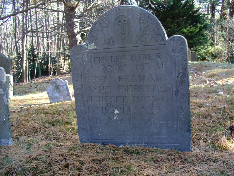 John Beaman's Headstone