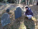thumbnail of "Ike at John Beaman's Grave - 2"