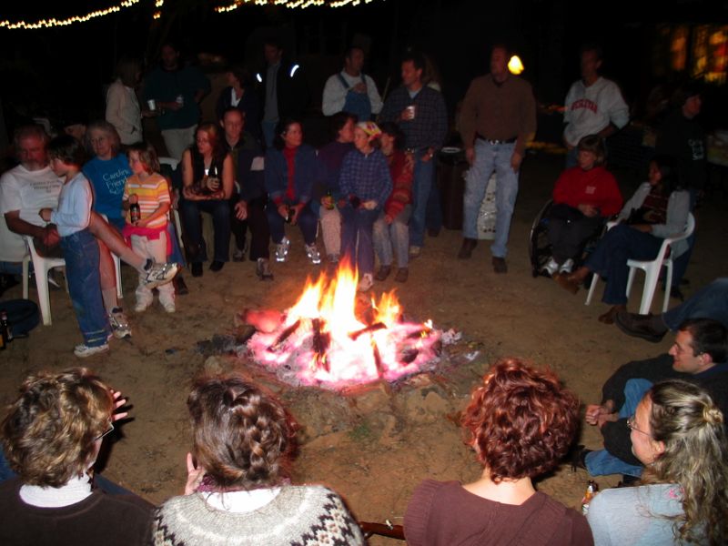 Group Around The Fire