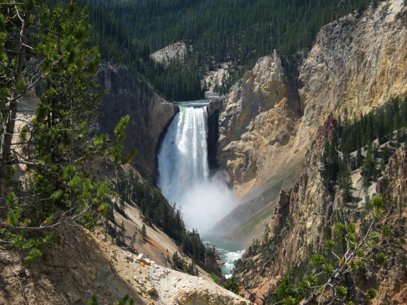 Lower Falls of Yellowstone - 5