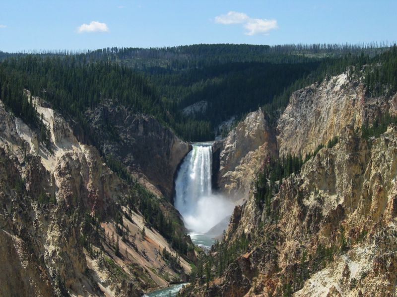 Lower Falls of Yellowstone - 25