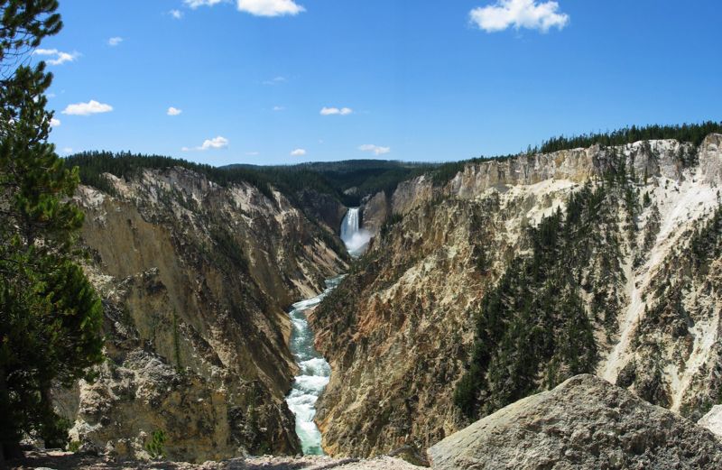 Lower Falls of Yellowstone - 28