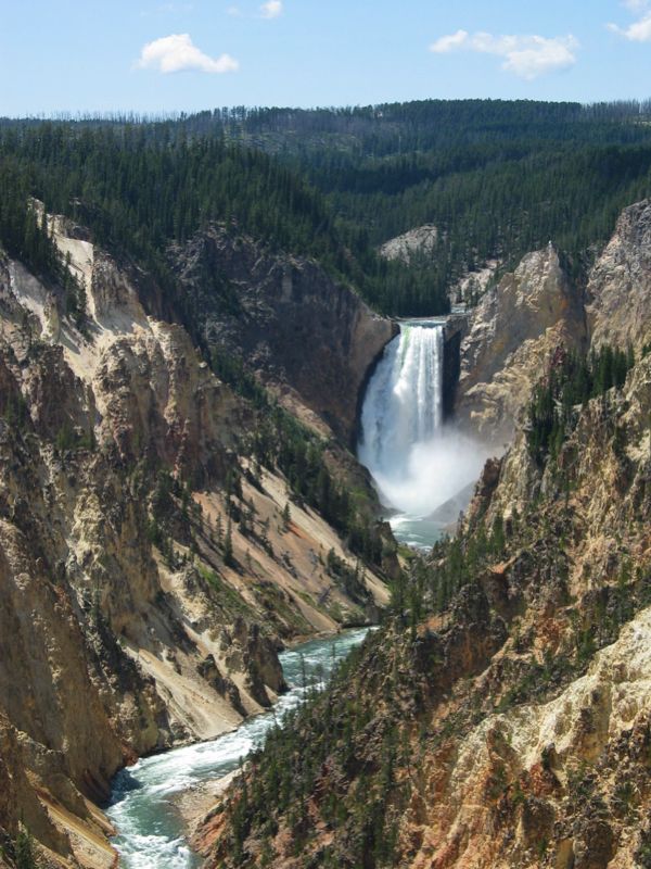 Lower Falls of Yellowstone - 35