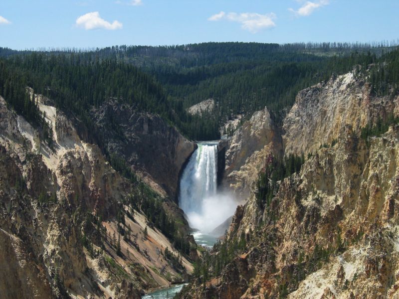 Lower Falls of Yellowstone - 38