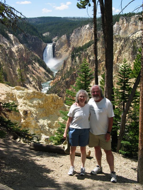 Joan and Henry at Lower Falls - 1