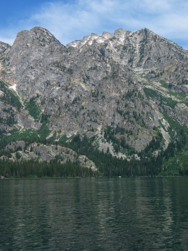 Grand Tetons Over Jenny Lake - 2