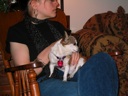 Thumbnail of Image- Coco on Abby's Lap