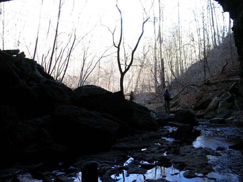 Henry At The Cave's Entrance