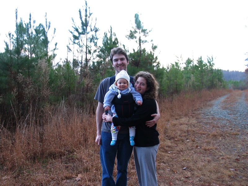 Ike, Liz And Rachel On The Hike- 1