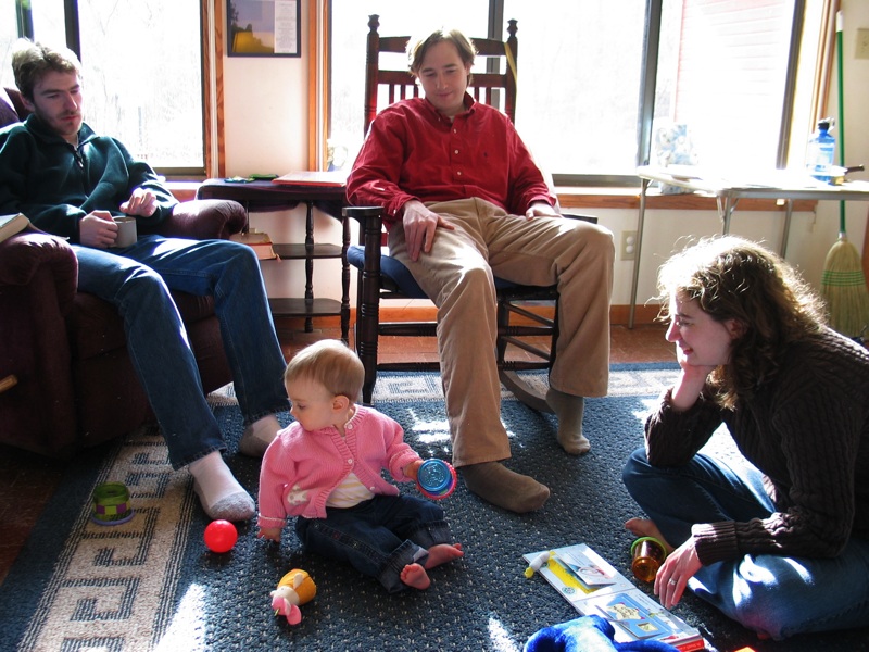 Ike, Rachel, Jonathan And Liz In The Great Room - 1