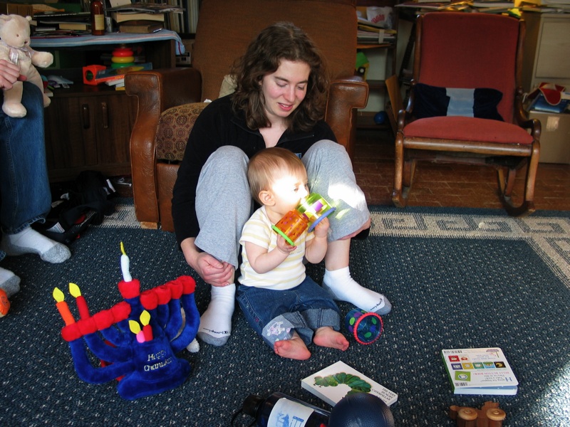 Liz, Rachel, Cups And Menorah - 2