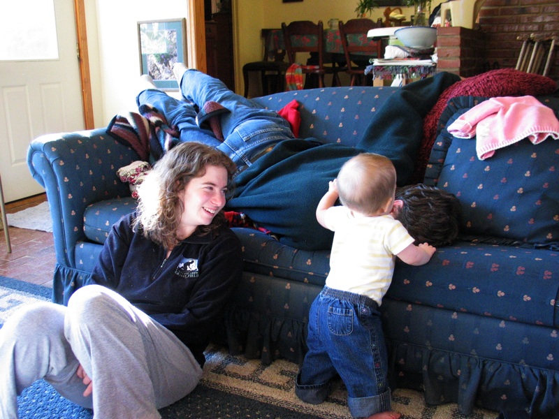 Liz, Rachel, Ike And The Couch