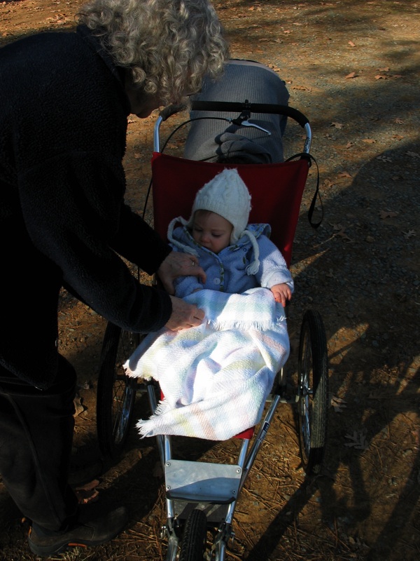 Rachel In Her Stroller - 1