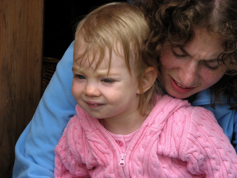 Rachel And Liz At Their Cabin - 2