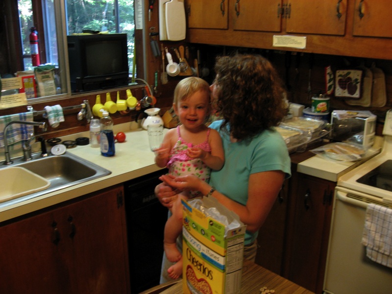 Rachel And Liz In The Kitchen