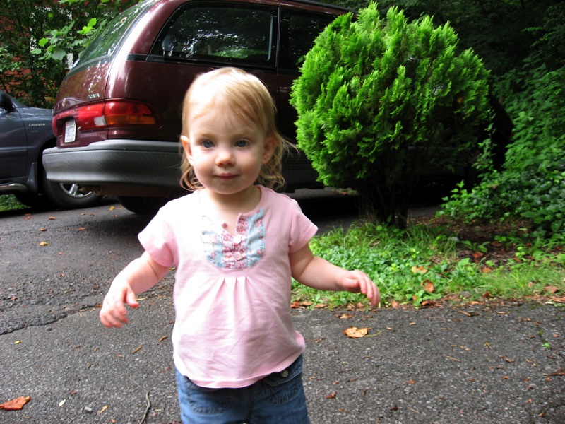 Rachel Explores Outside The Cabin - 1