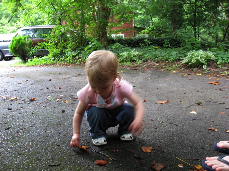 Rachel Explores Outside The Cabin - 2