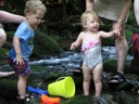 thumbnail of "Rachel And Logan Playing In The Creek - 4"