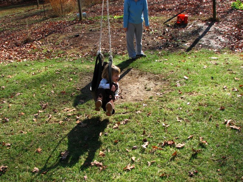 Rachel On The Tire Swing - 03