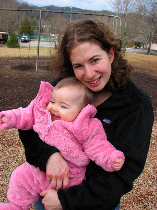 Liz & Isabel At The Playground