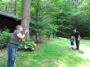 thumbnail of "Abby Blows Pink Bubbles For Rachel And Aaron"