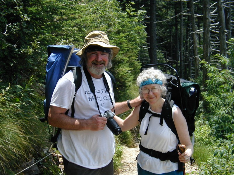 Henry and Joan on the trail