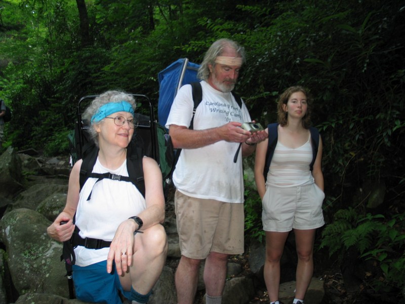 Admiring Grotto Falls