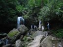 thumbnail of "Hiking Past Grotto Falls"