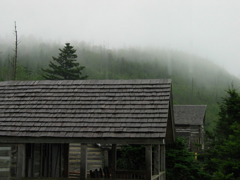 Rain on the mountain