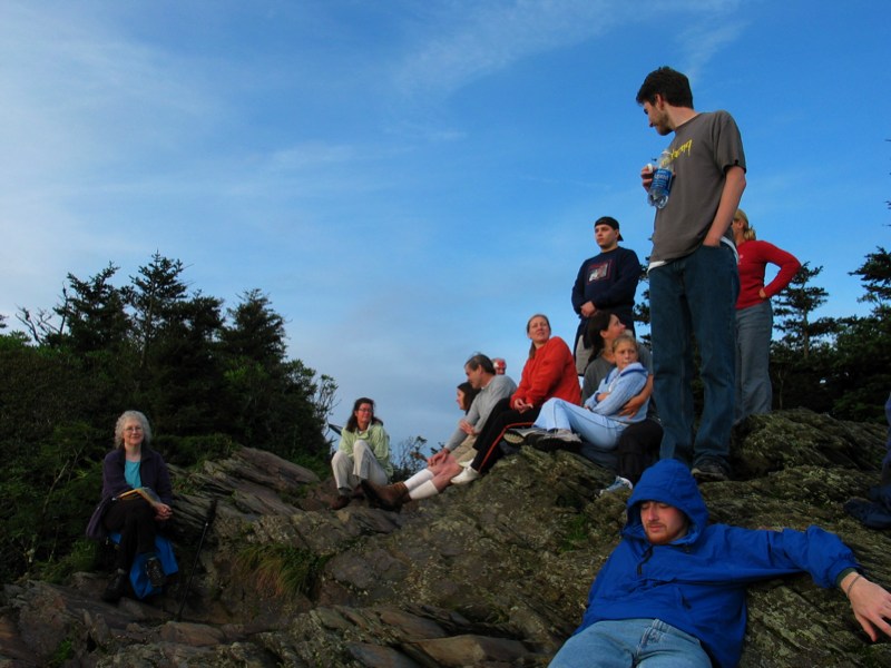 Group on Cliff Top