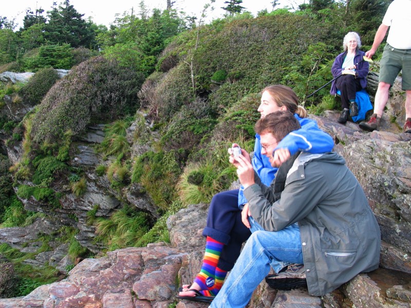 Madeline and Jake on Cliff Top