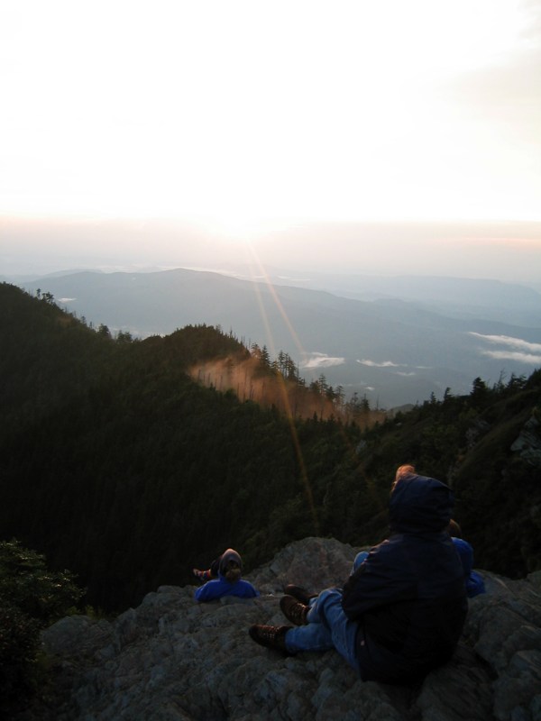 Sunset Over The Misty Mountain